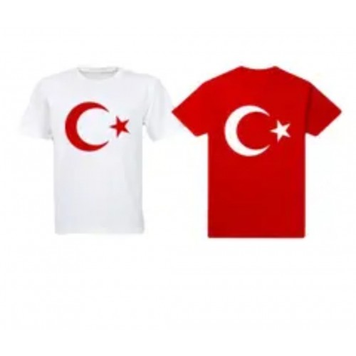 janjankostümkids Unisex Çocuk Ay Yıldız Tişört